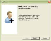 Add User Wizard Introduction Page